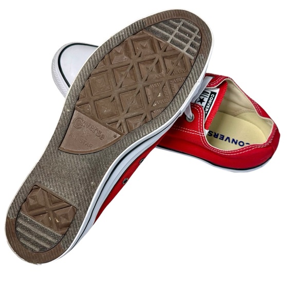 Converse All Stars Men’s Size 12 Classic Red Low Top Sneakers  - NWOB - Picture 8 of 9